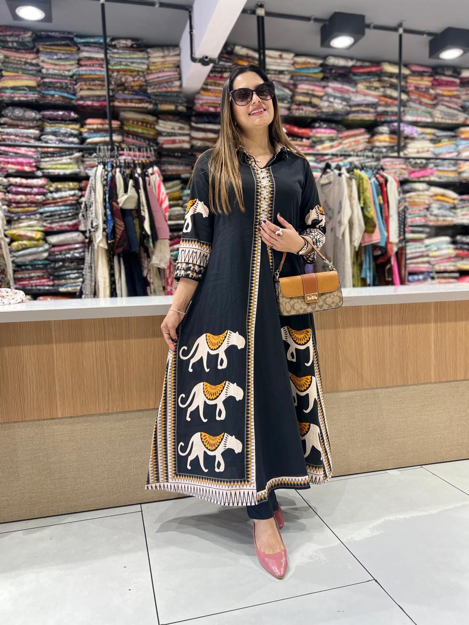Pure Cotton Black 2pc Set