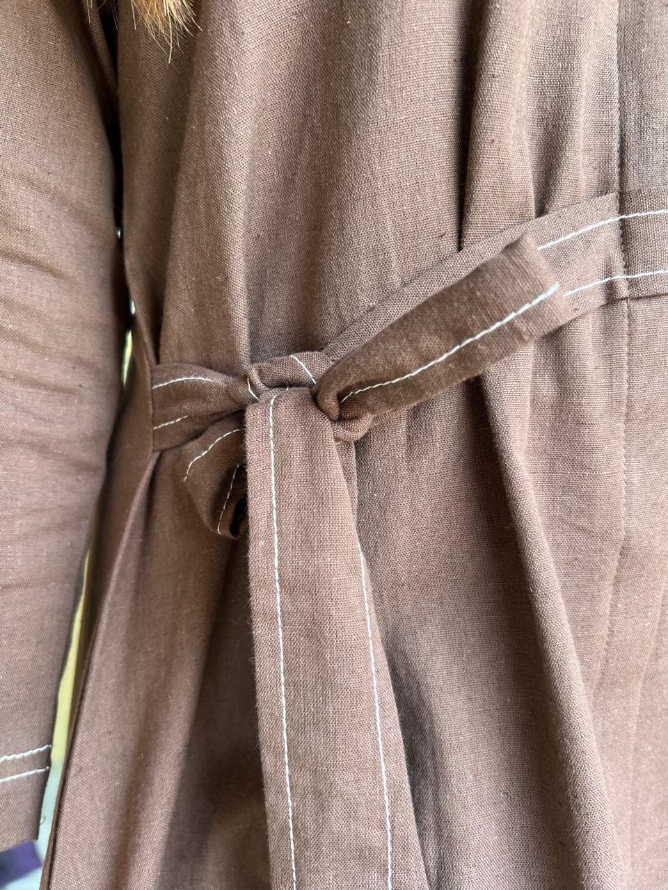 Pure Cotton Brown 2pc Set