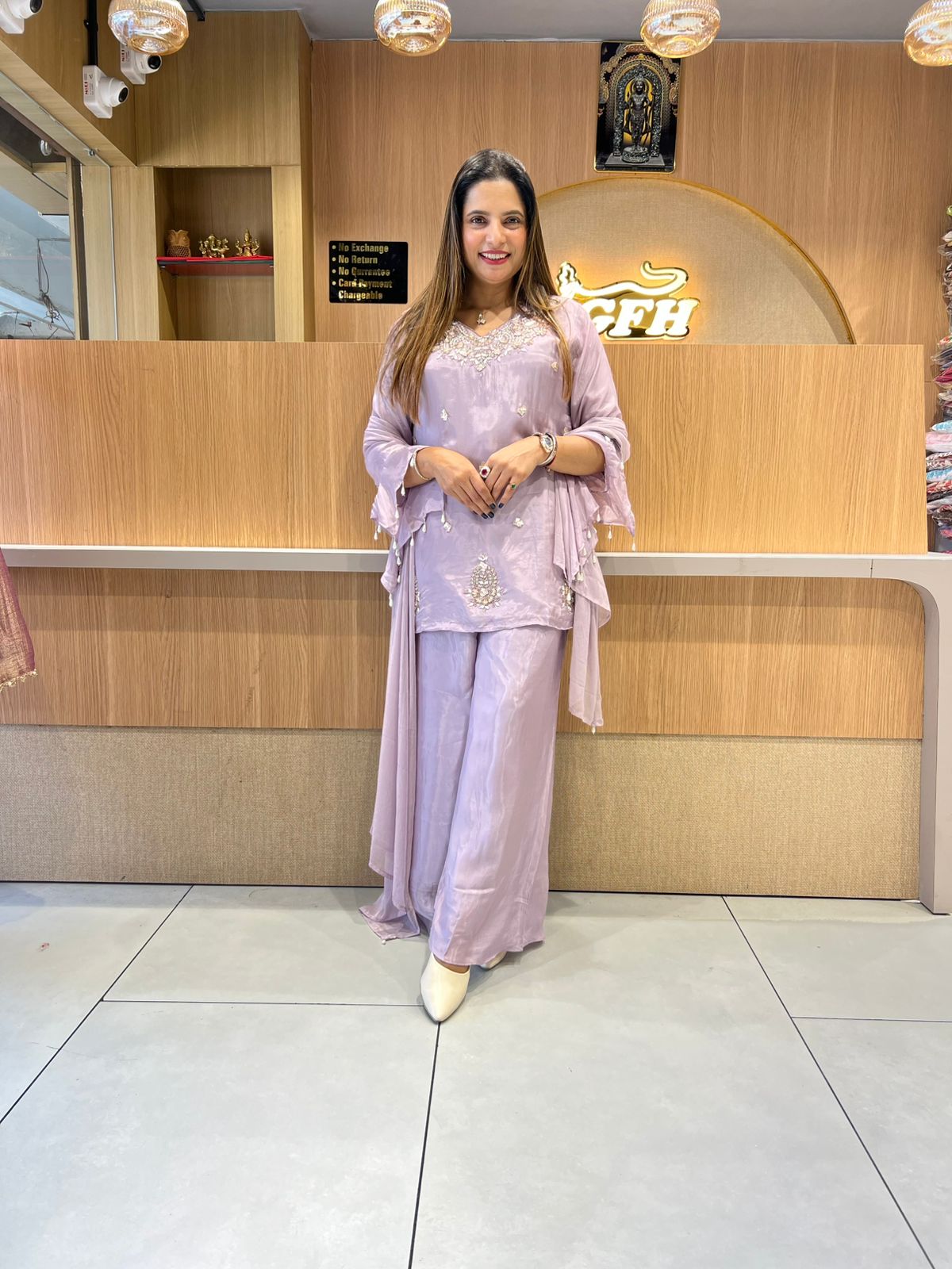 Pure Ho Silk Lylac Purple 3pc Set