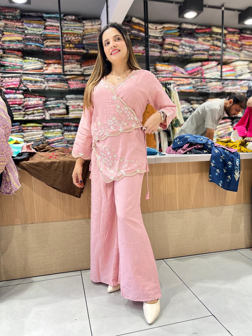 Pure Dola Silk Pink 2pc Set