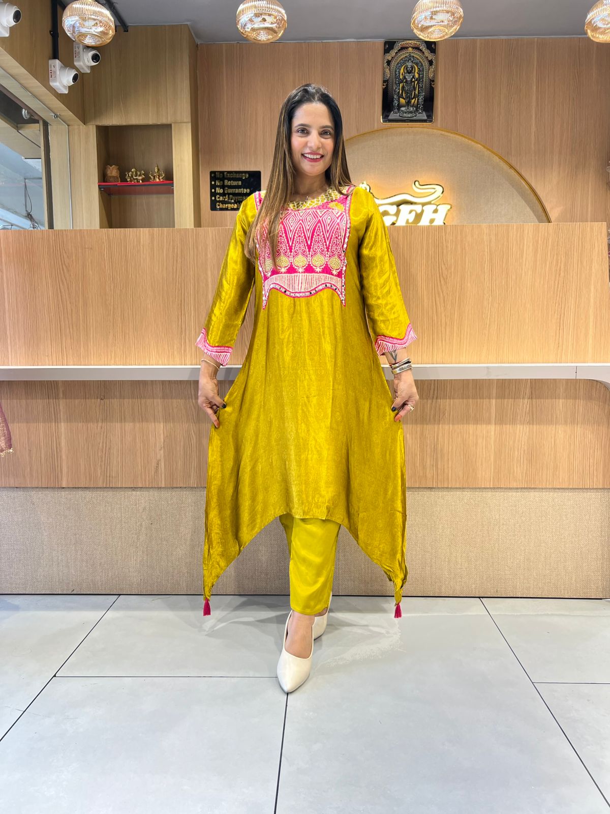 Pure Modal Crep Yellow 2pc Set