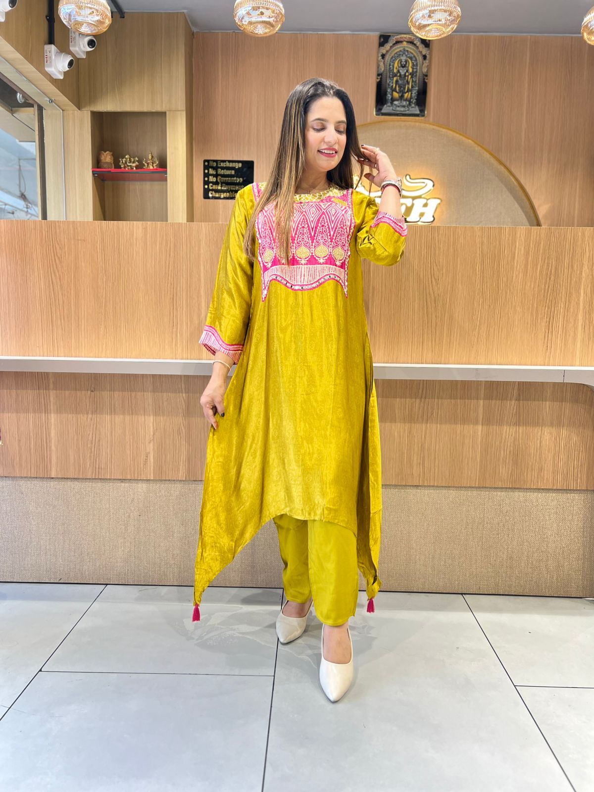 Pure Modal Crep Yellow 2pc Set