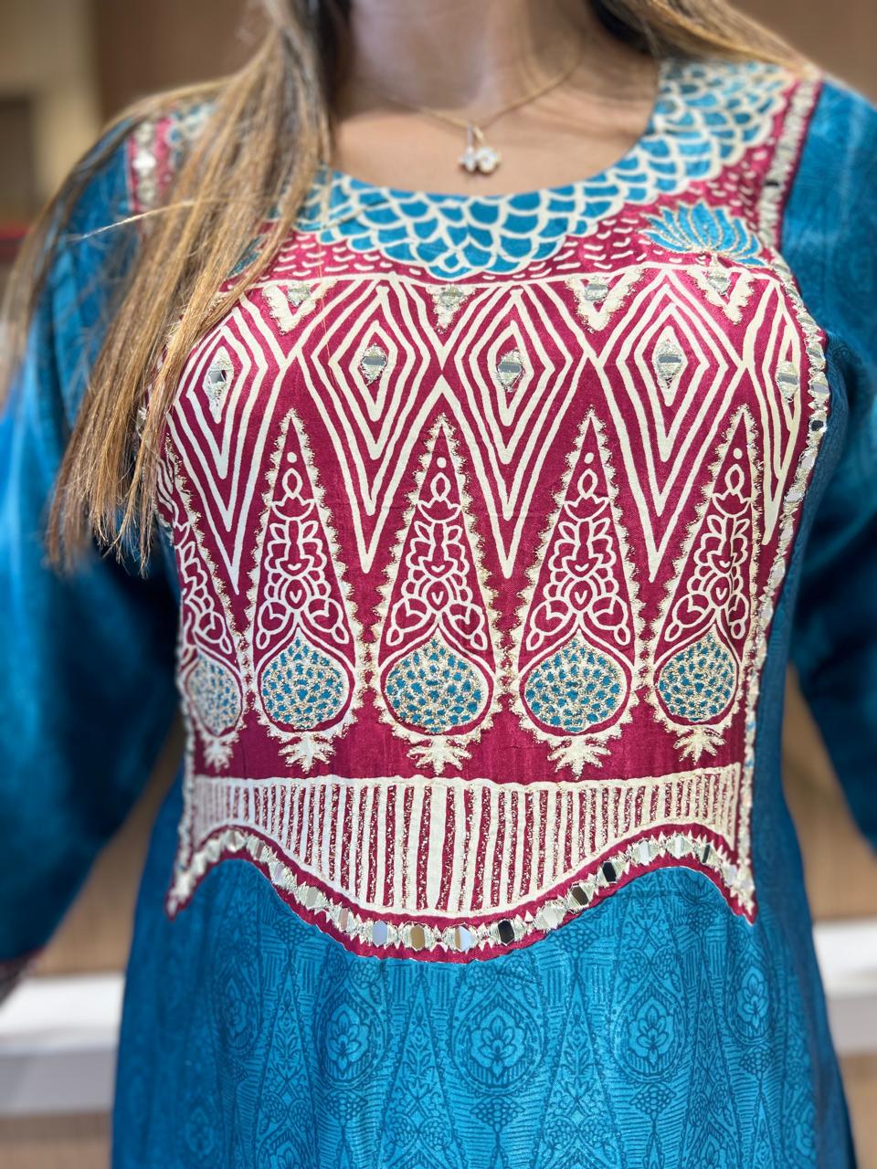 Pure Modal Crep blue 2pc Set