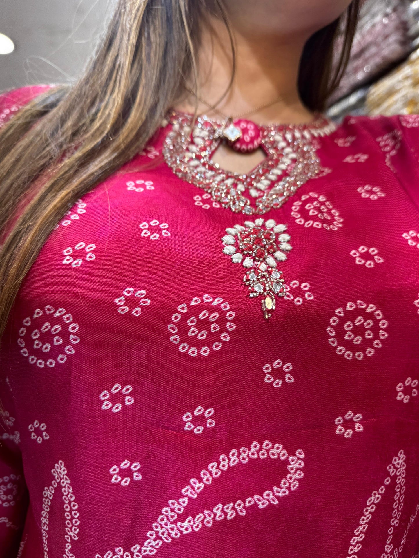 Pure Dola Silk Cherry Red 3pc Set