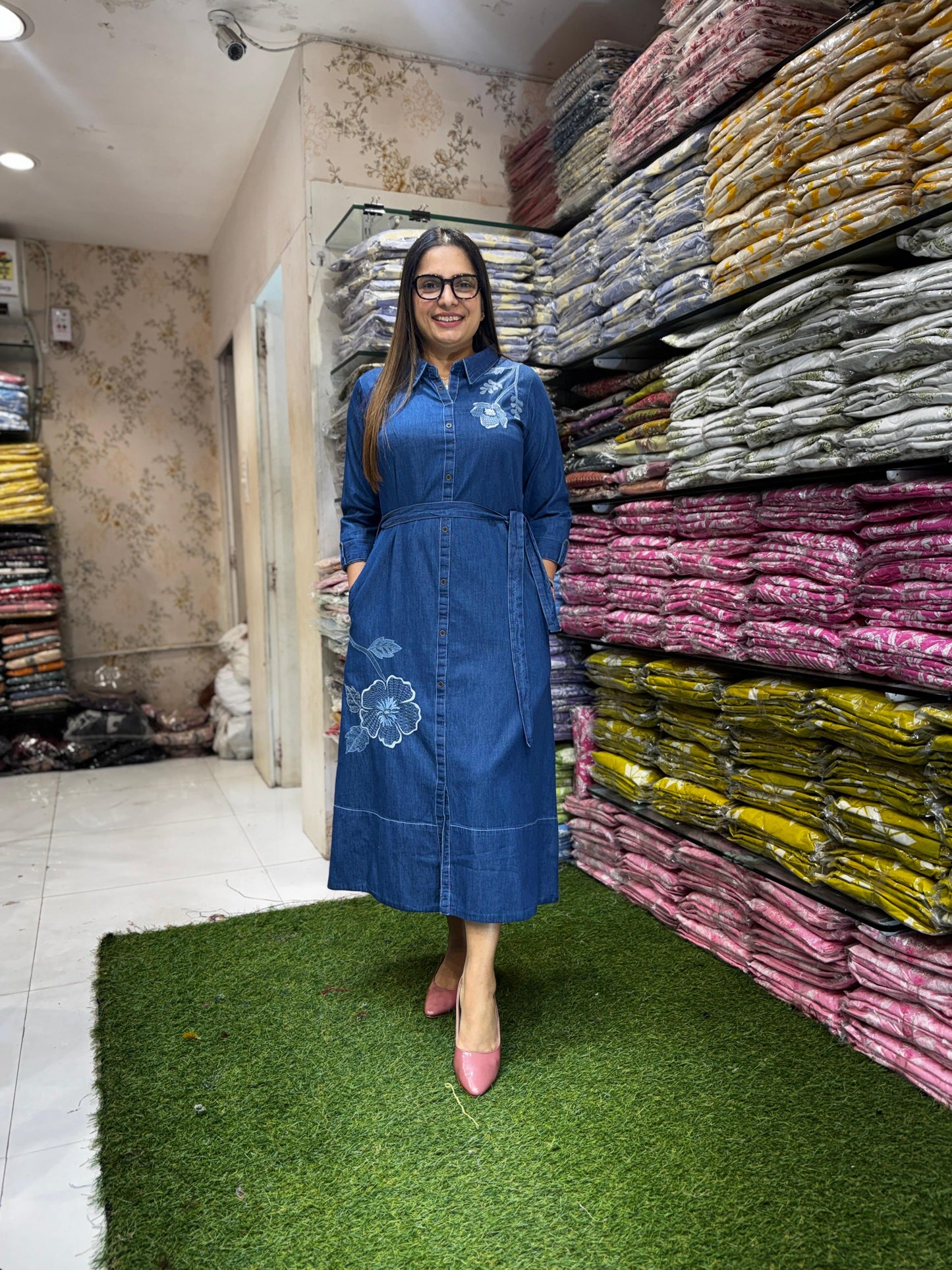 Pure Denim Blue Midi