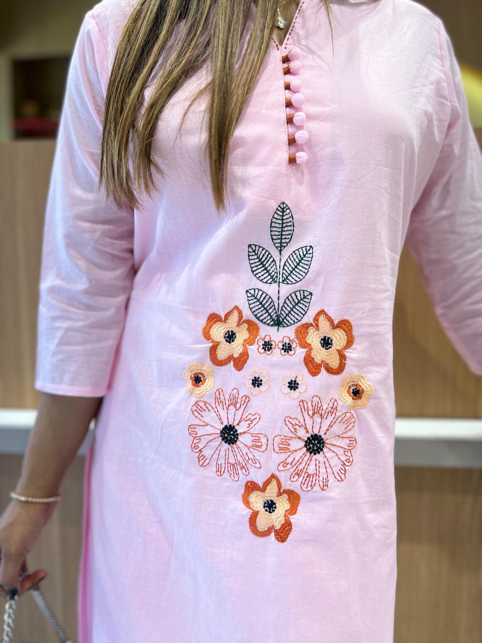 Pure Cotton Pink 2pc Set