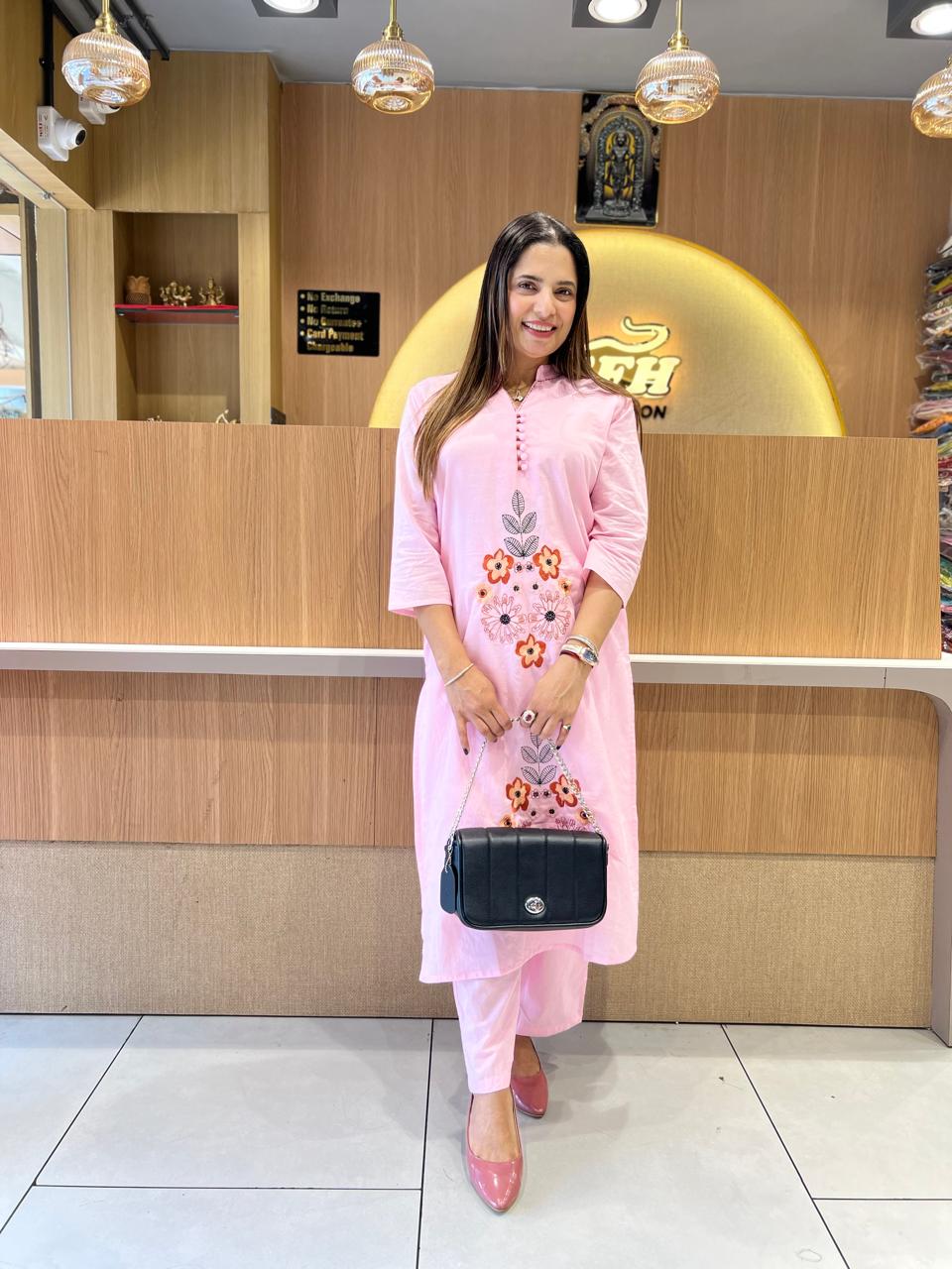 Pure Cotton Pink 2pc Set