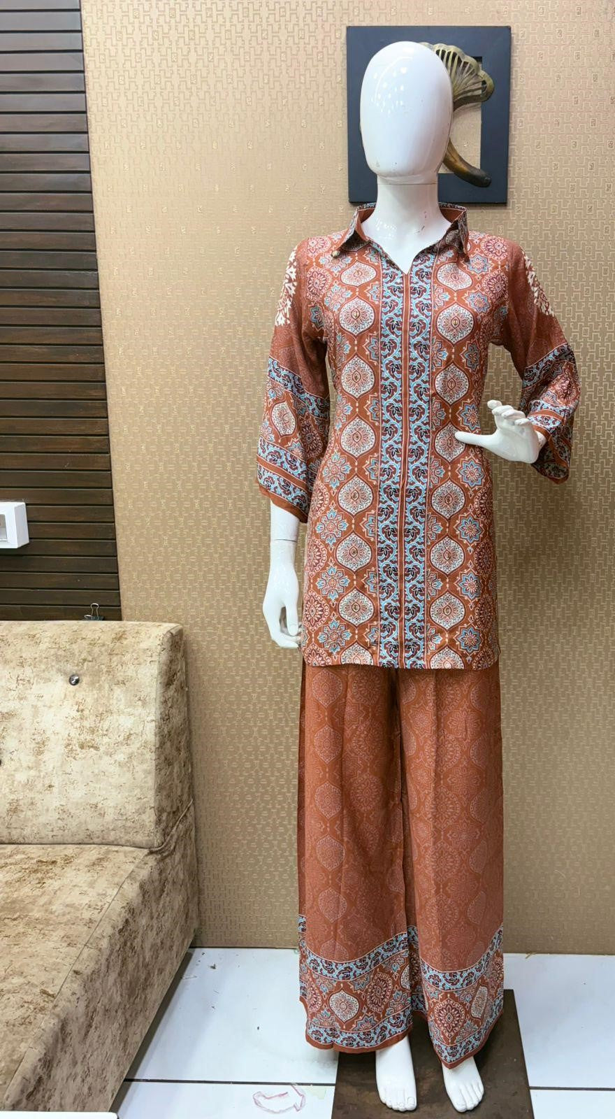 Pure Muslin Brick 2pc Set