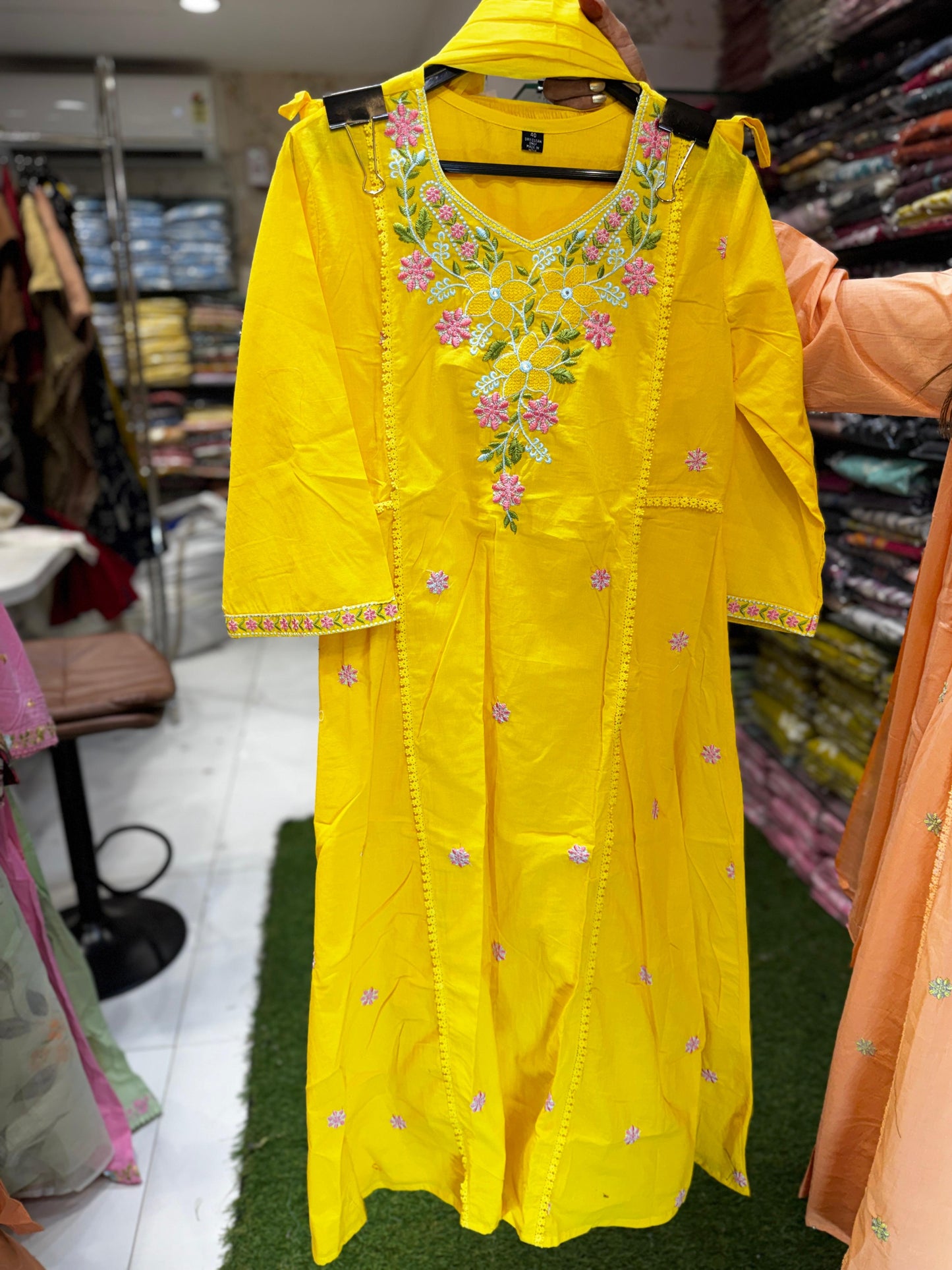 Pure Cotton Yellow 3pc Set