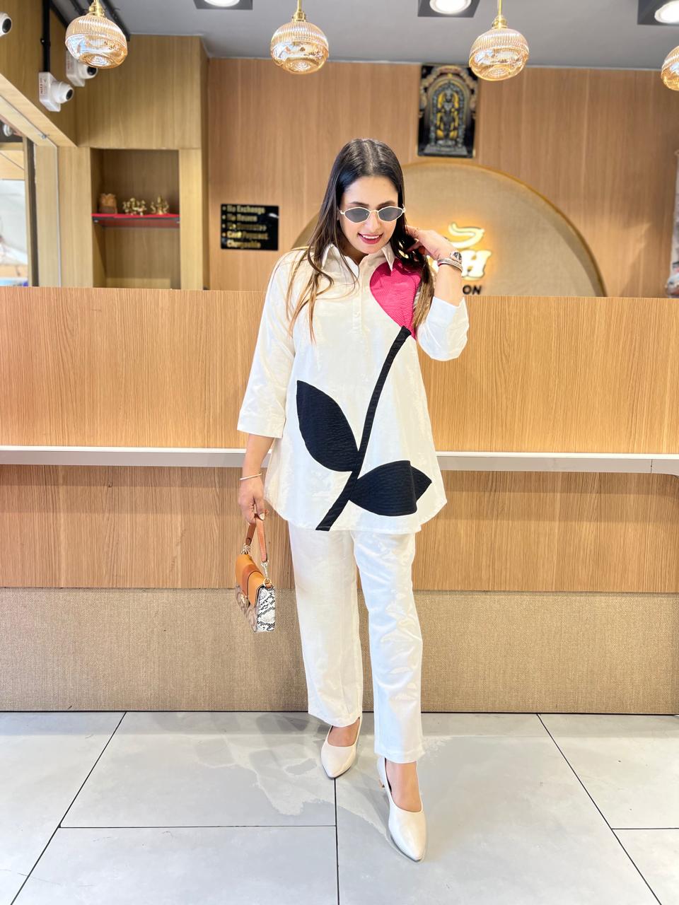 Pure Flex Cotton Off White 2pc Set