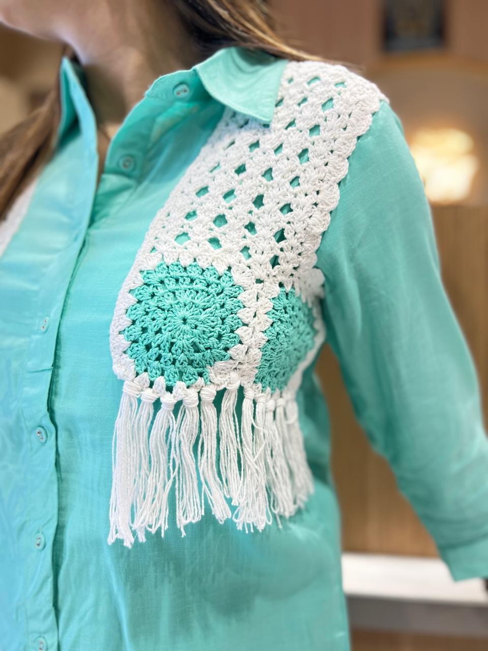 Pure Rayon Flex Sea Green 2pc Set
