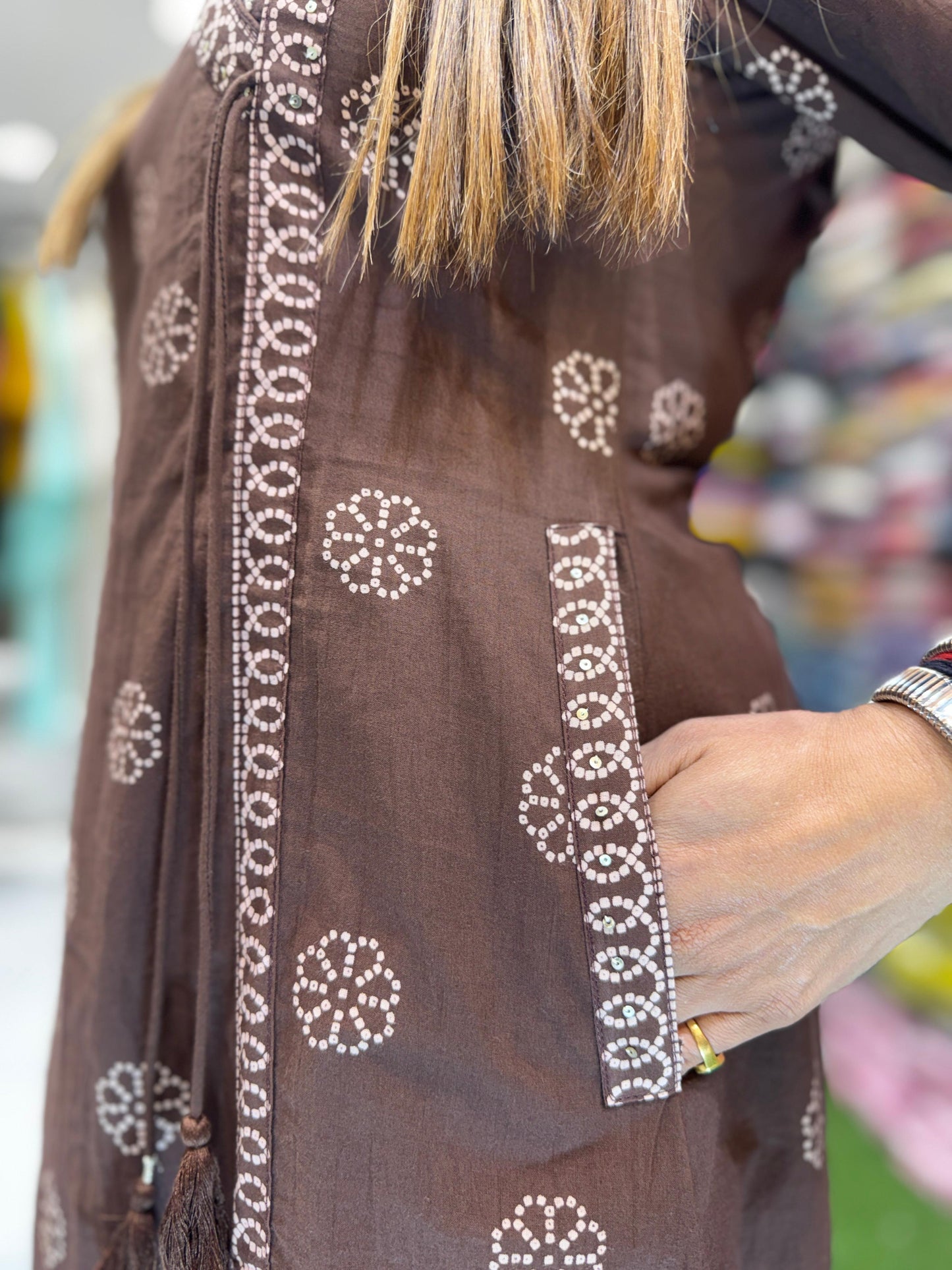 Pure Cotton Dark Brown 3pc Set