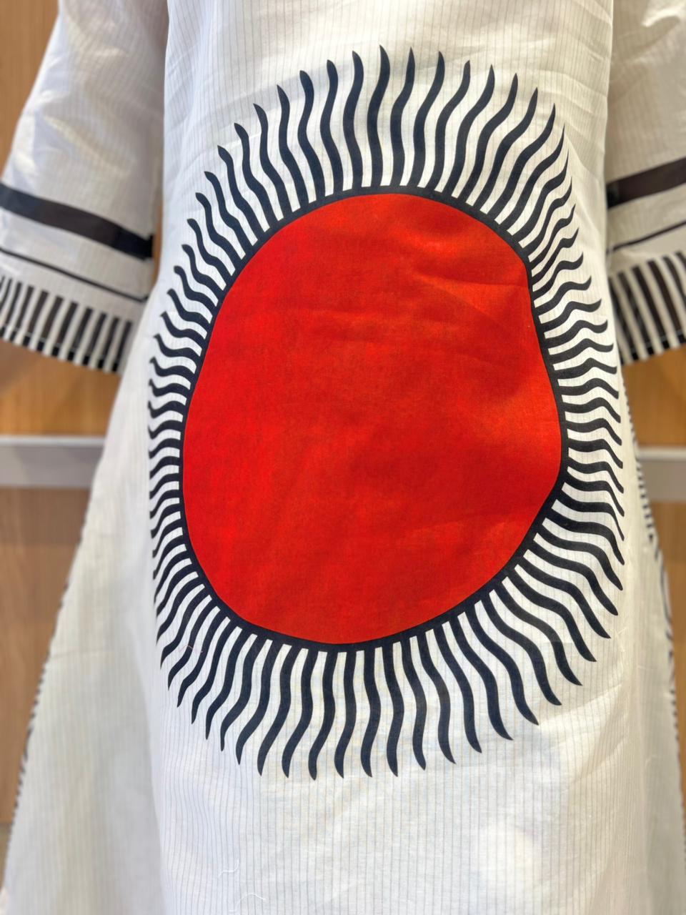 Pure Mull Cotton Off White 2pc Set