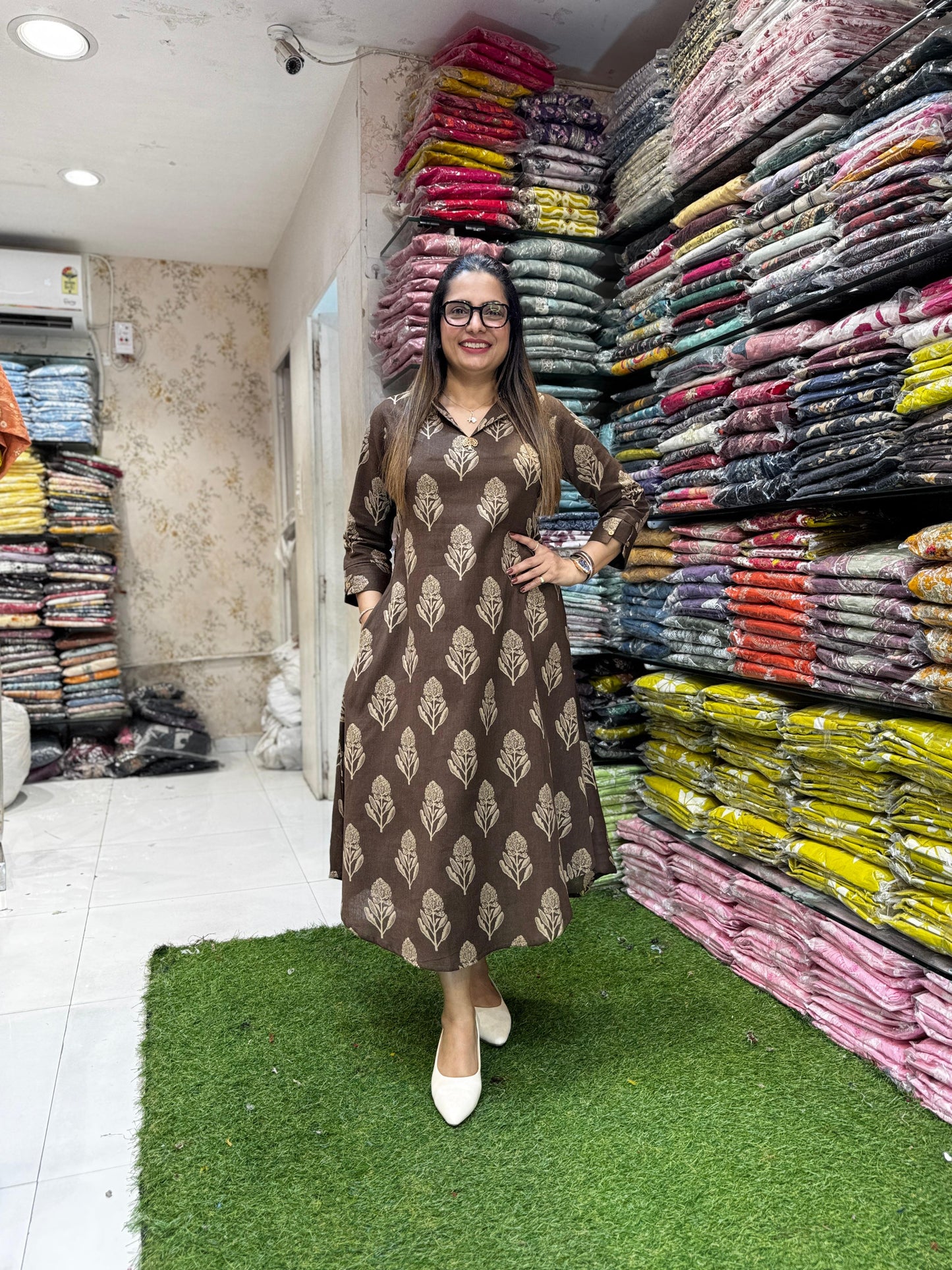 Pure Flex Cotton Choclate Midi