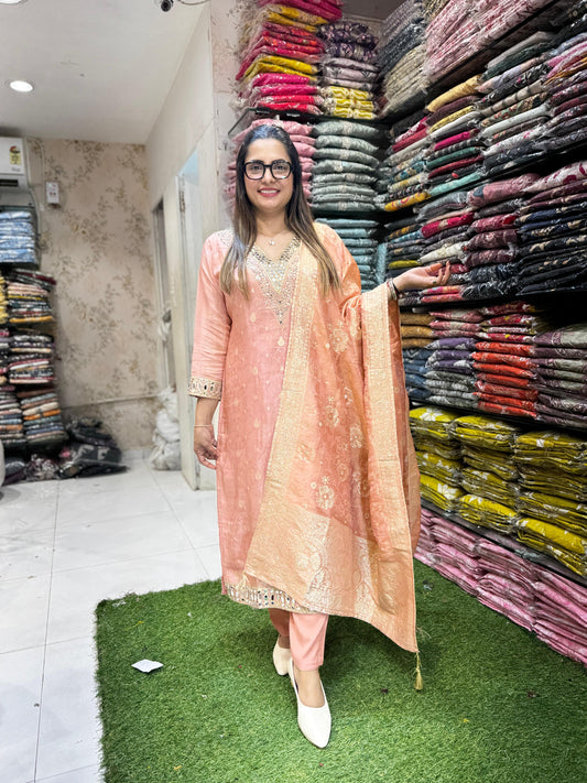 Pure Simmer Tissue Peach 3pc Set