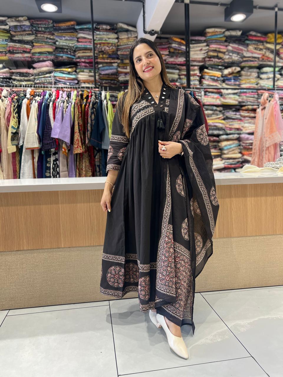 Pure Cotton Black 3pc Set