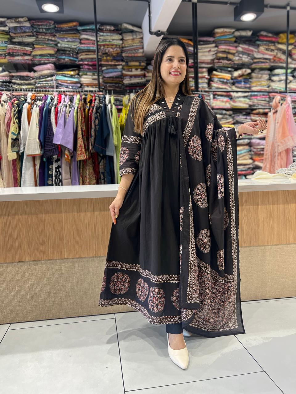 Pure Cotton Black 3pc Set