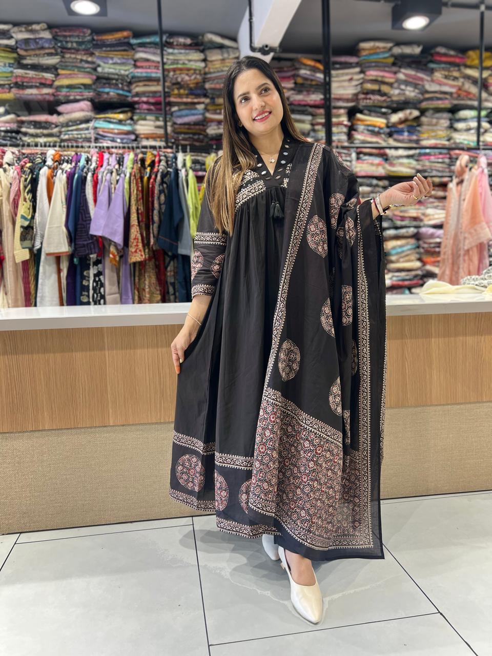 Pure Cotton Black 3pc Set
