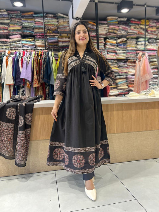 Pure Cotton Black 3pc Set