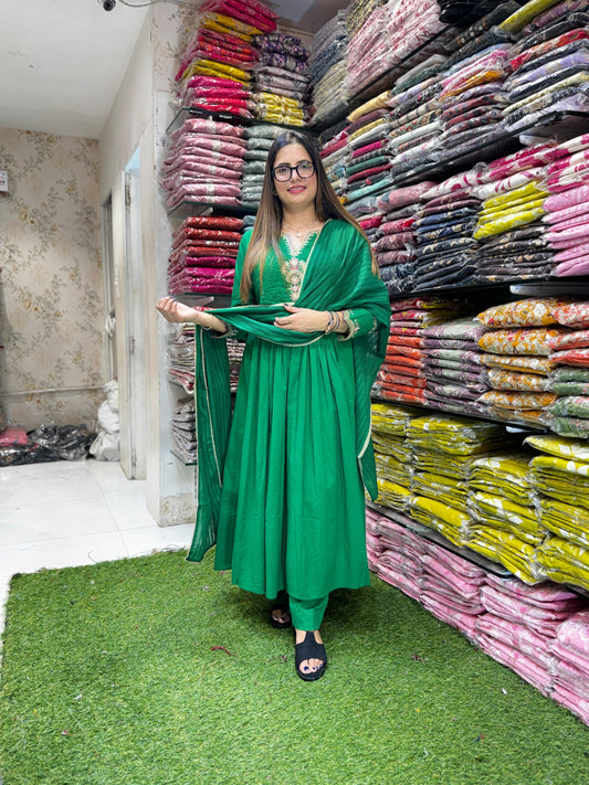 Pure Cotton Green 3pc Set