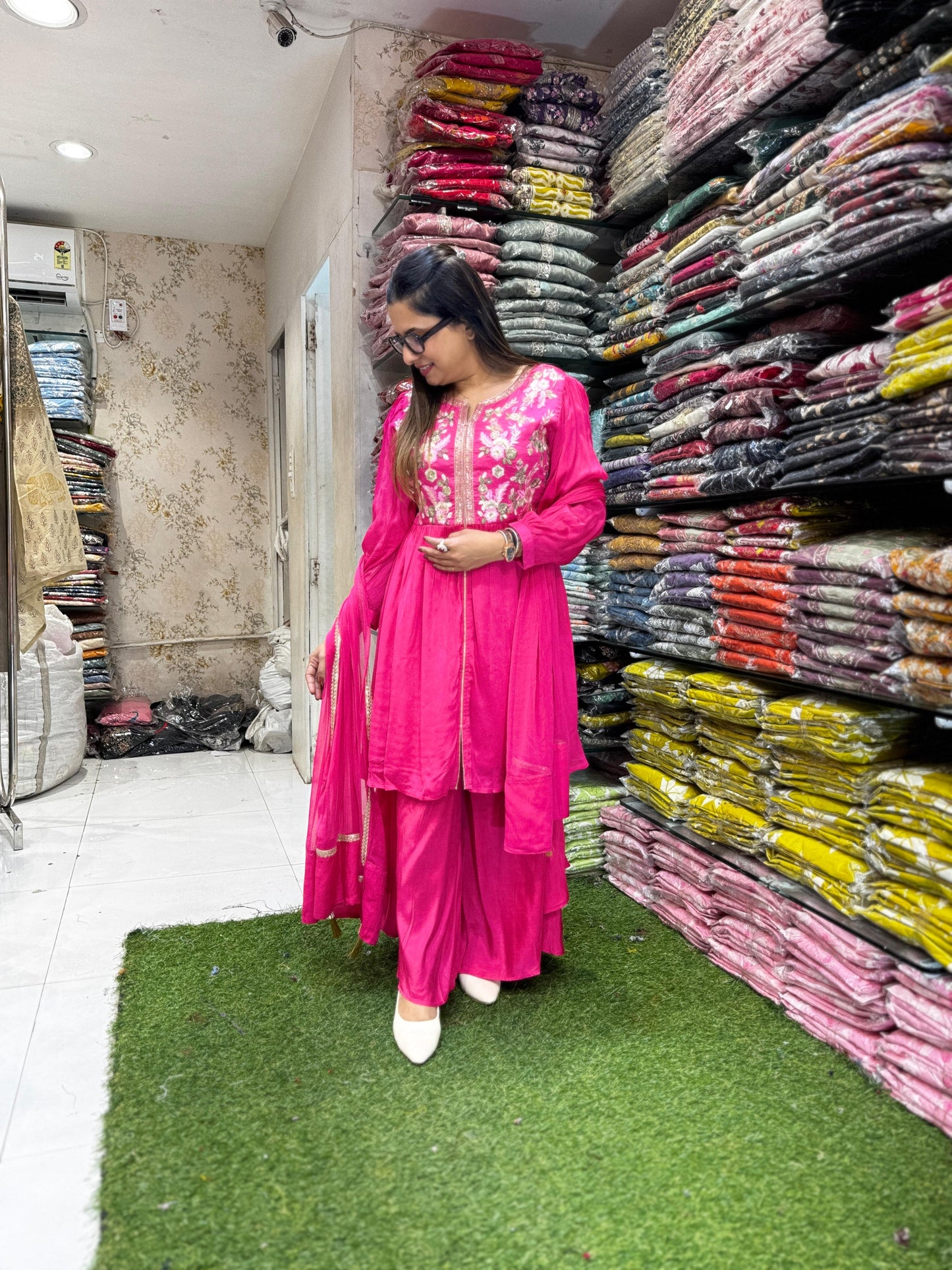 Pure Chinon Rani Pink 3pc Set