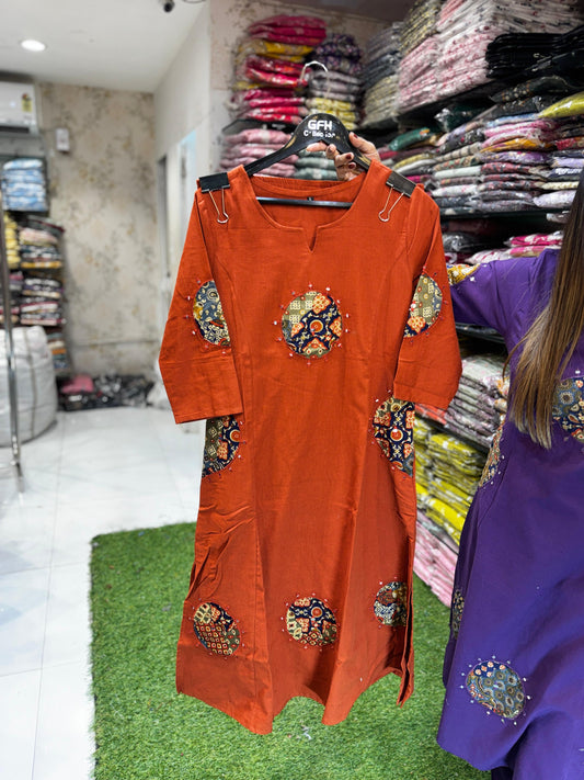 Pure Flex Cotton Orange 2pc Set