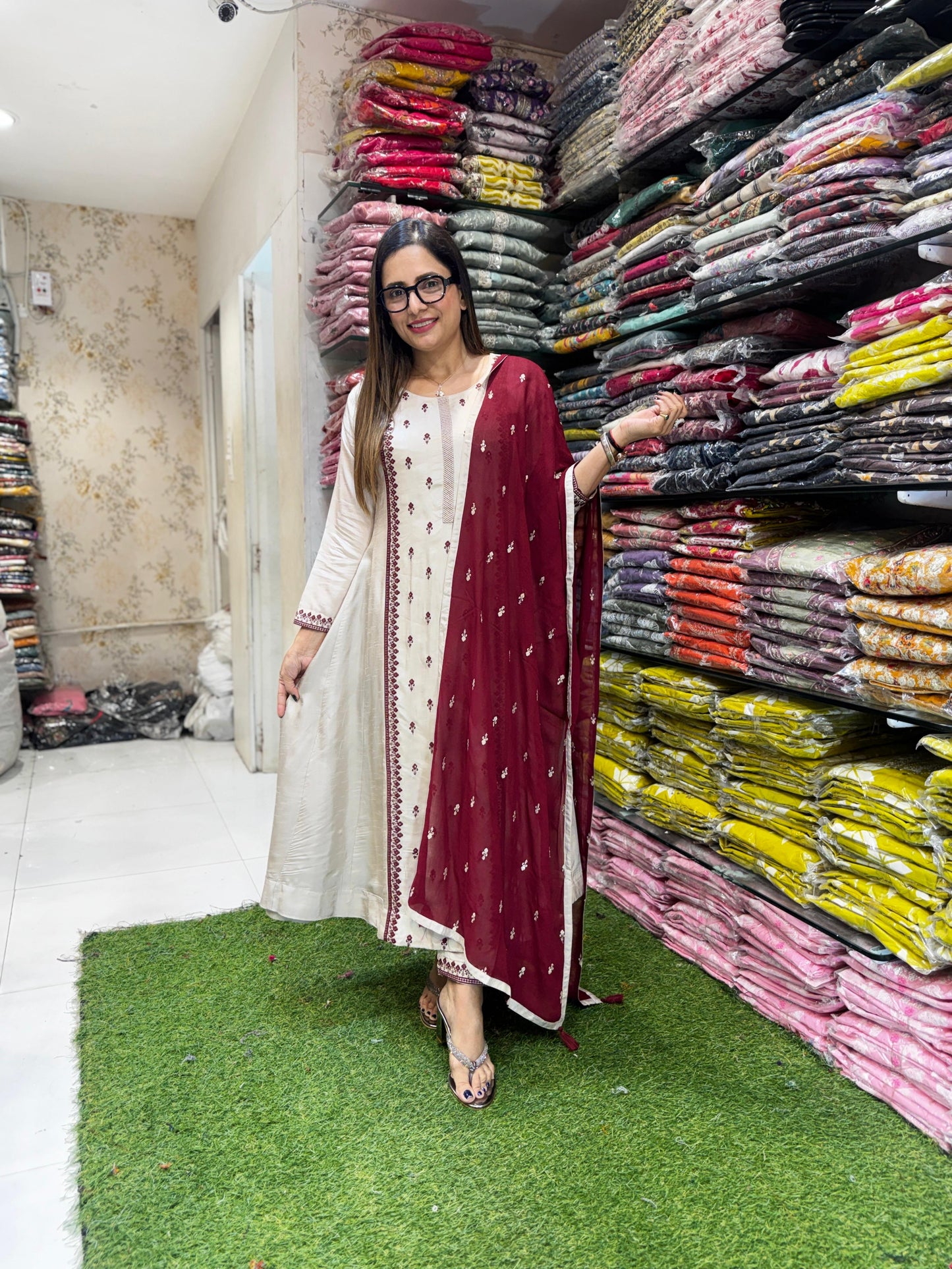 Pure Dola Silk English 3pc Set