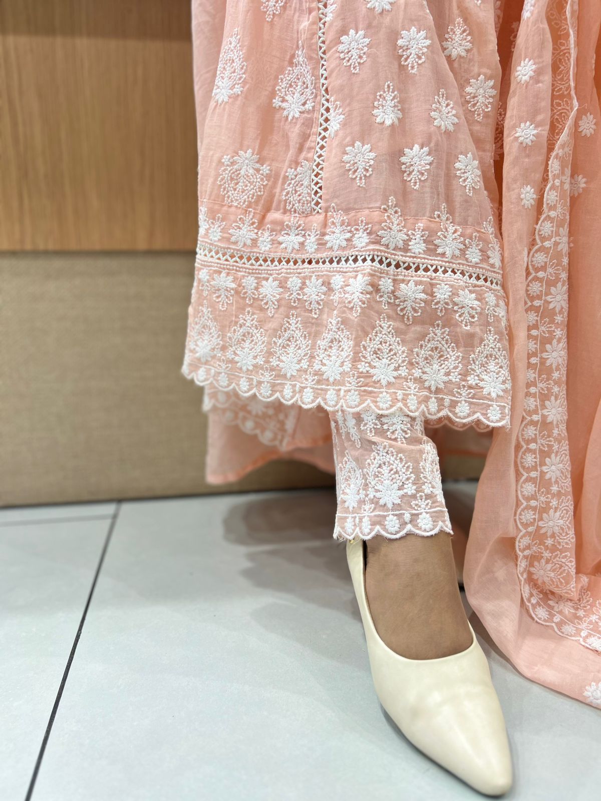 Pure Mull Cotton Baby Pink 3pc Set