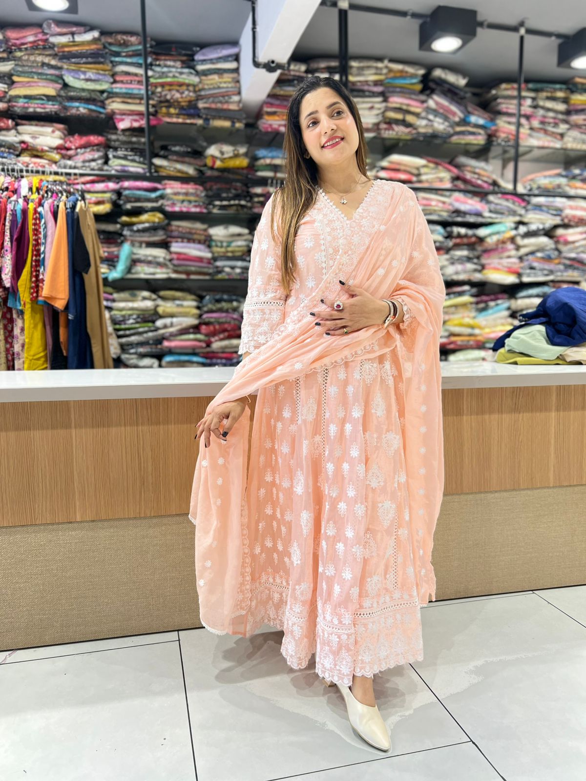 Pure Mull Cotton Baby Pink 3pc Set