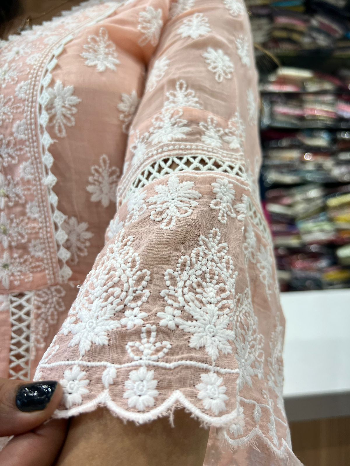 Pure Mull Cotton Baby Pink 3pc Set