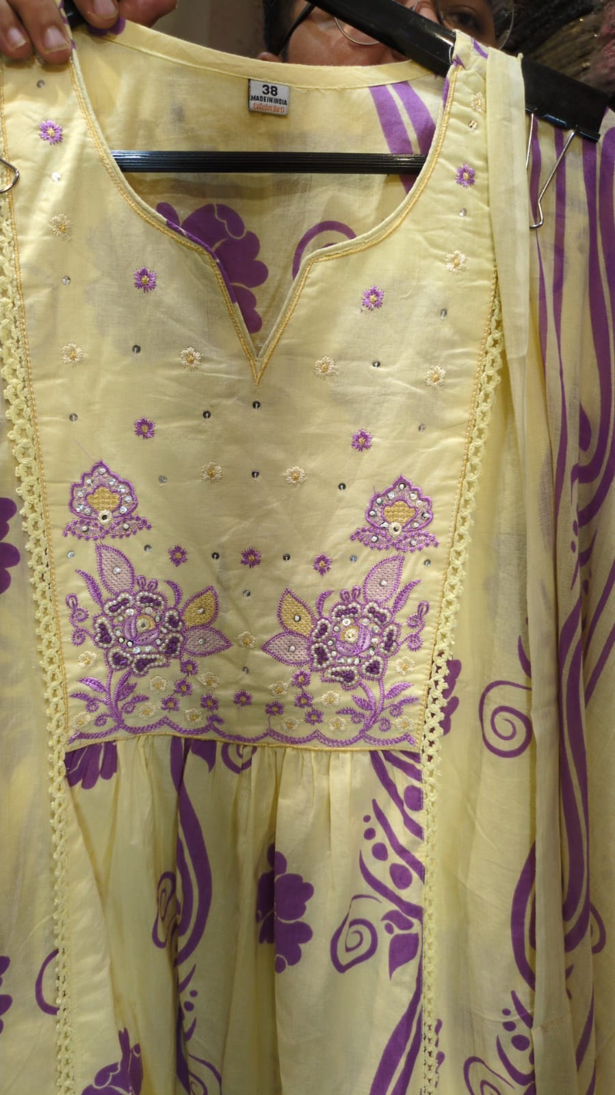 Pure Cotton Butter Yellow 3pc Set