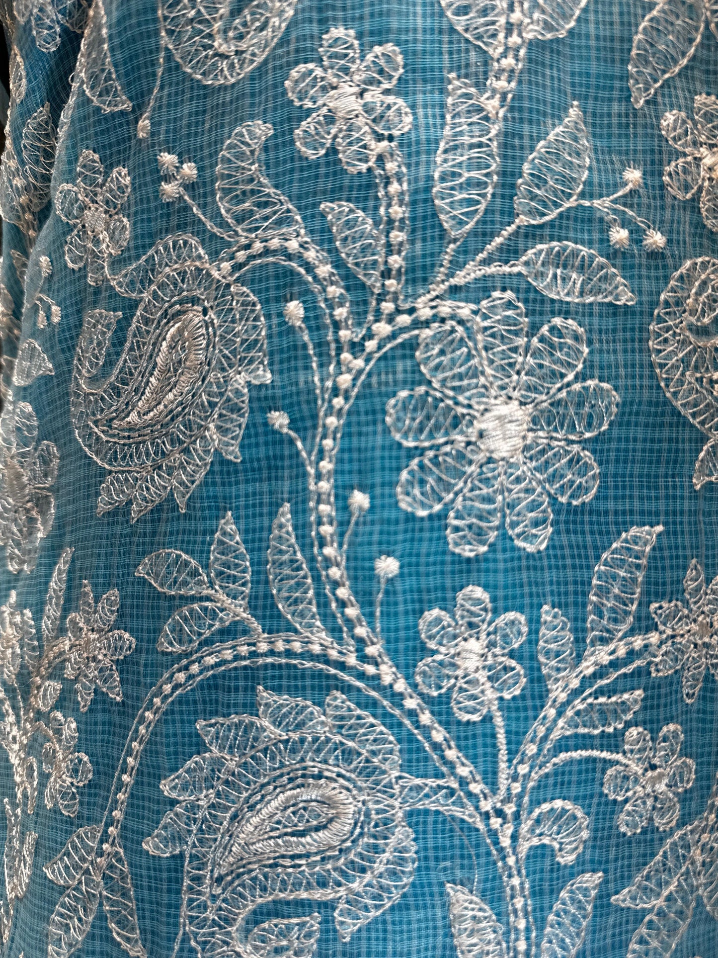 Pure Kota Doria Firozi 2pc Set