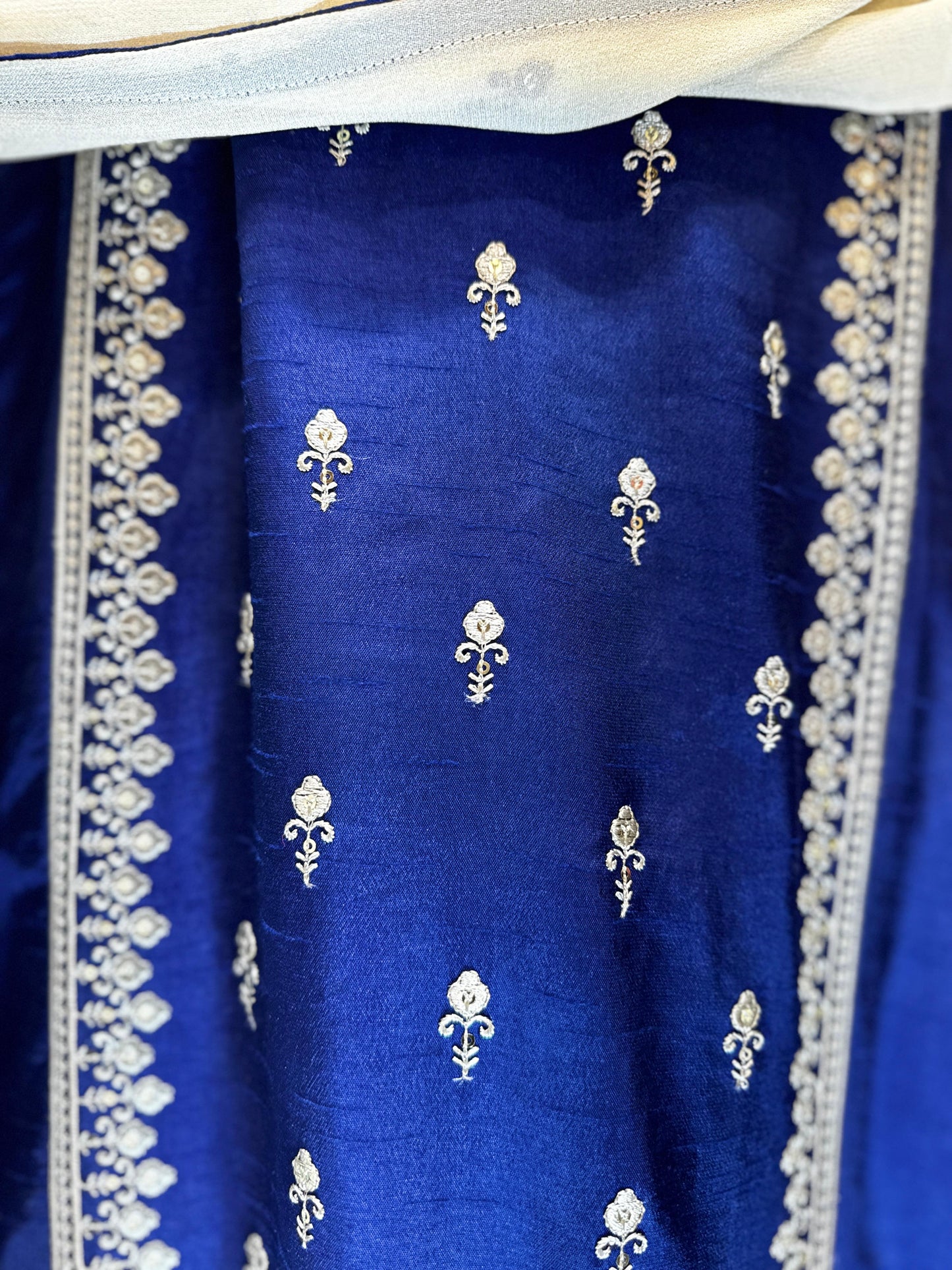Pure Dola Silk Blue 3pc Set