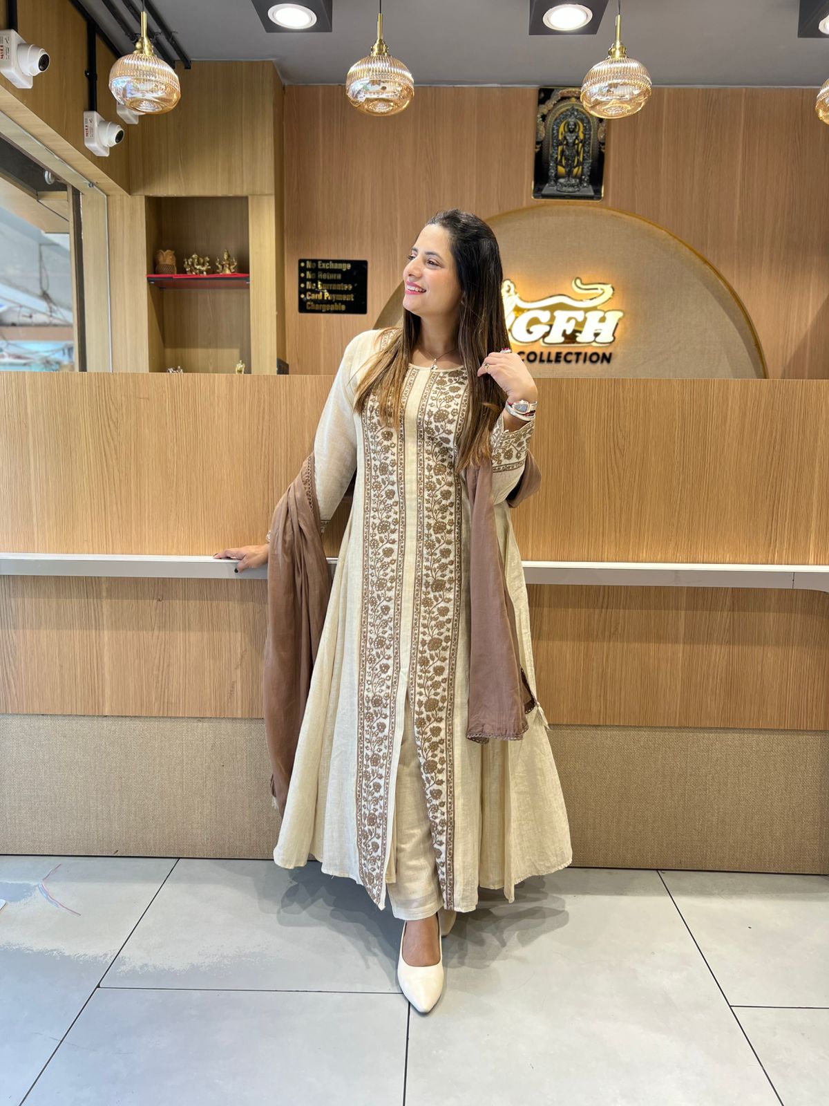 Pure Linen Silk Dusty Off White 3pc Set