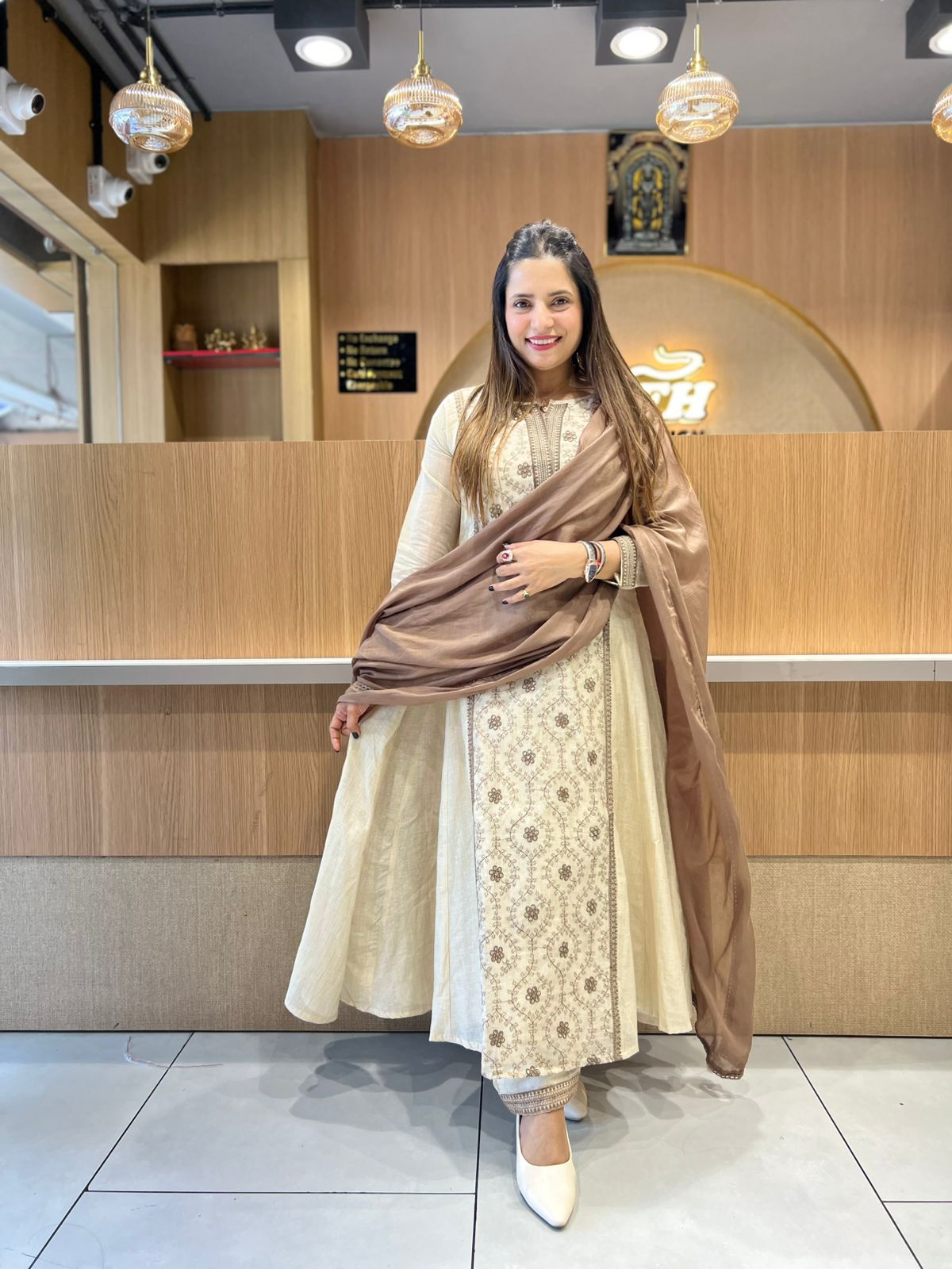 Pure Linen Silk Dusty Off White 3pc Set