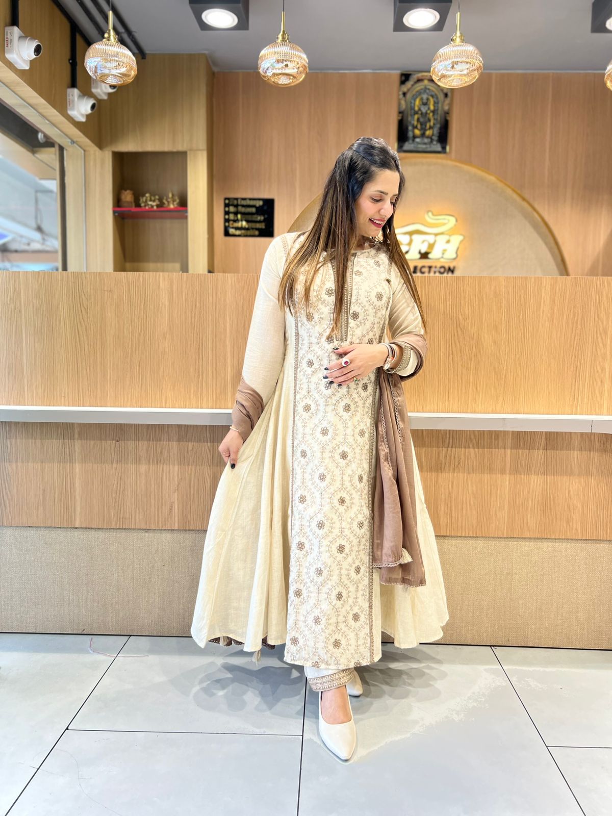 Pure Linen Silk Dusty Off White 3pc Set