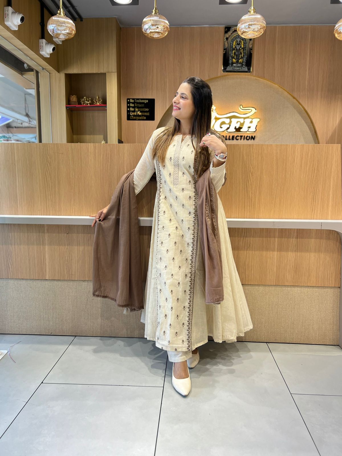 Pure Linen Silk Dusty Off White 3pc Set