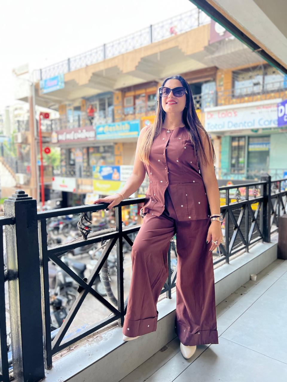 Pure Flex Cotton Brown 2pc Set