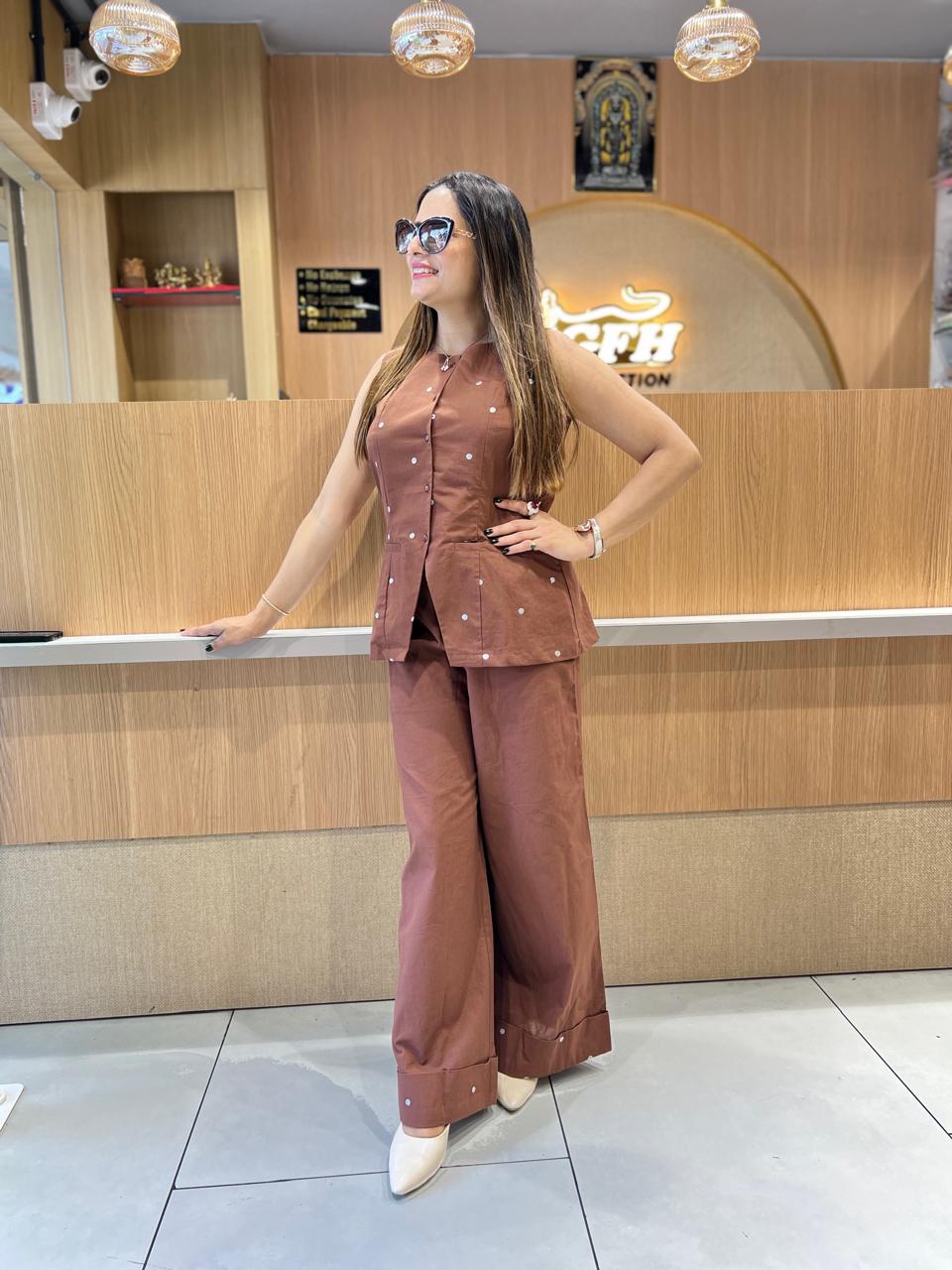 Pure Flex Cotton Brown 2pc Set