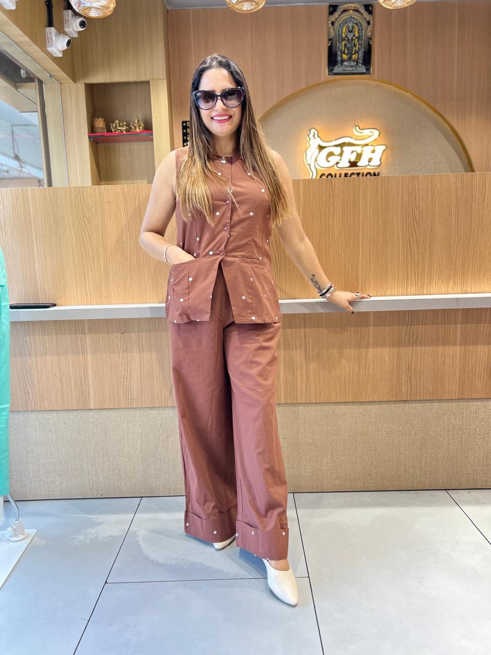 Pure Flex Cotton Brown 2pc Set
