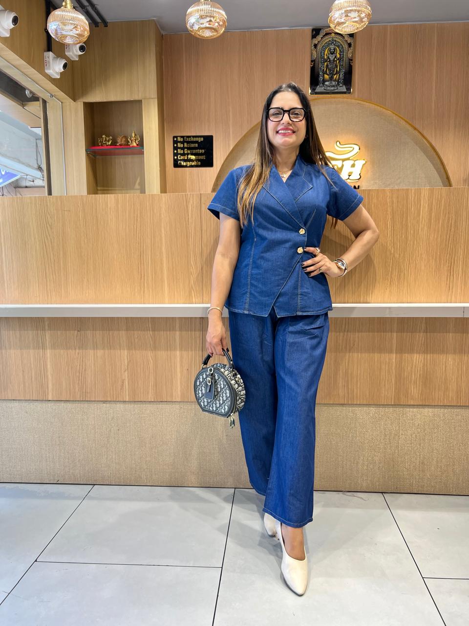 Pure Denim Blue 2pc Set