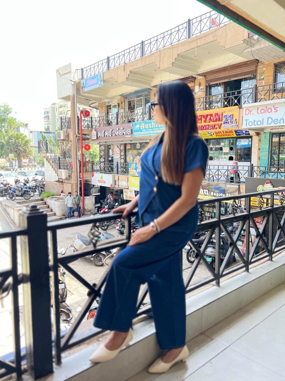 Pure Denim Blue 2pc Set