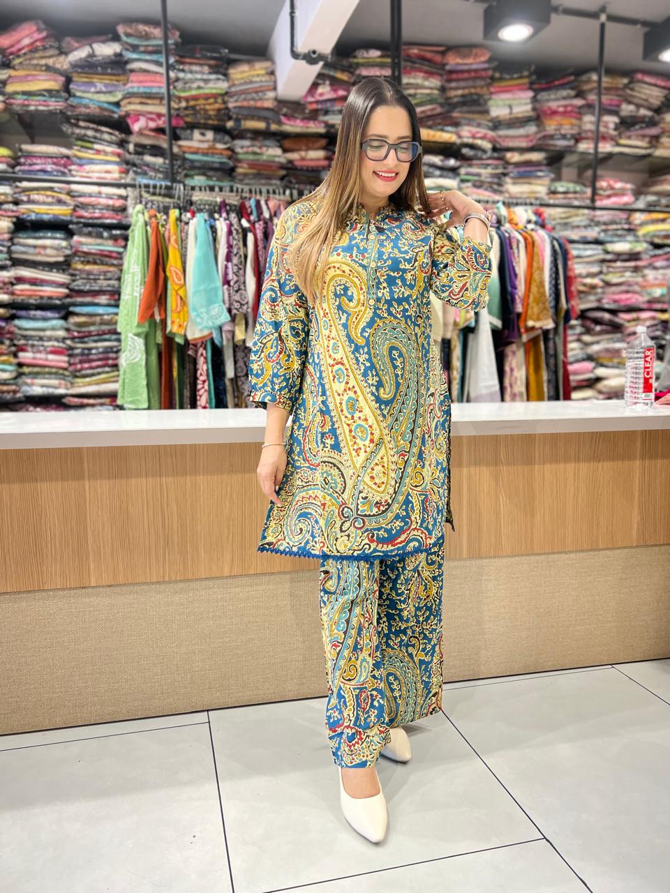 Pure Cotton Blue 2pc Set
