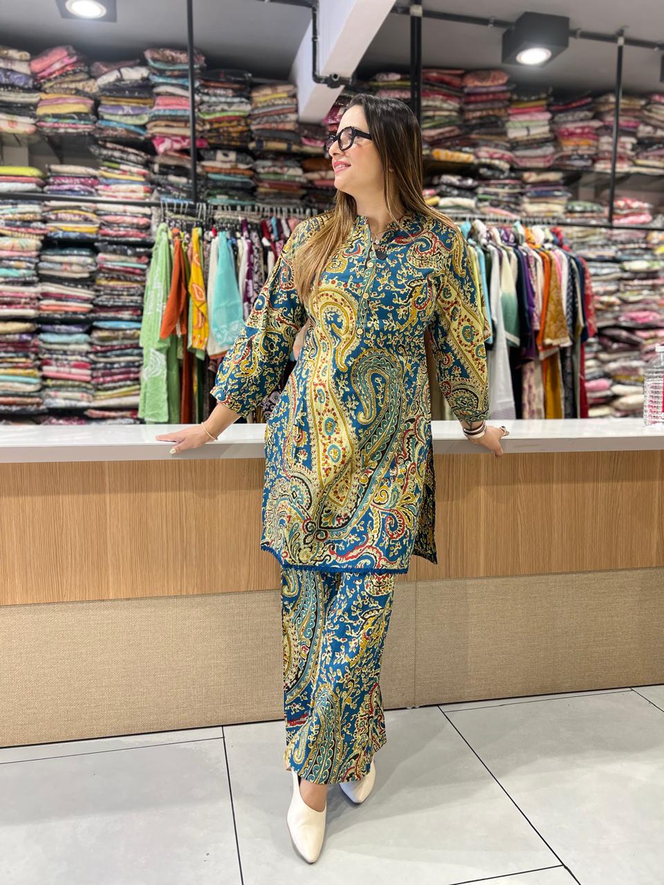 Pure Cotton Blue 2pc Set