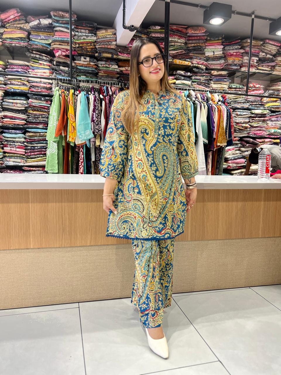 Pure Cotton Blue 2pc Set
