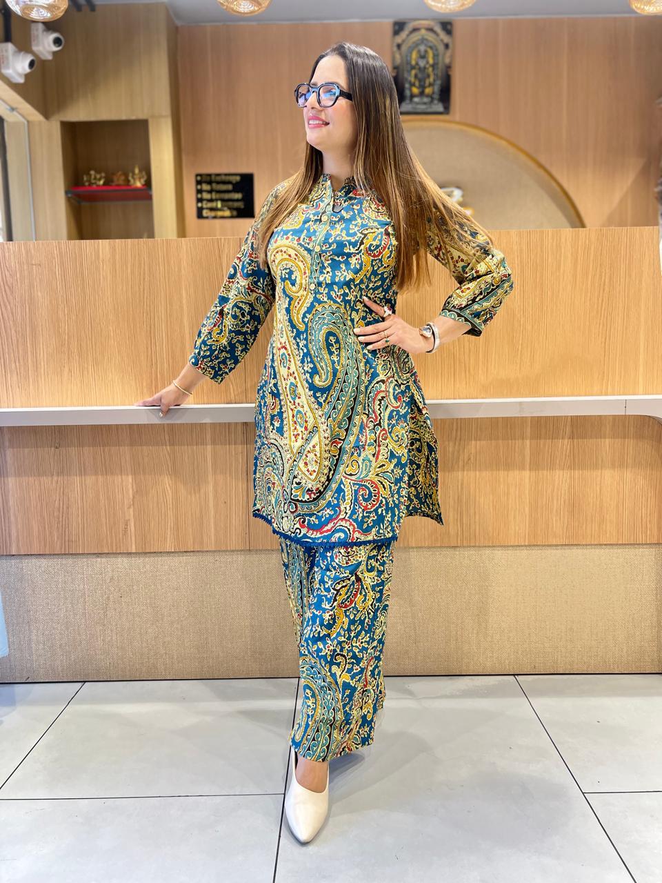 Pure Cotton Blue 2pc Set