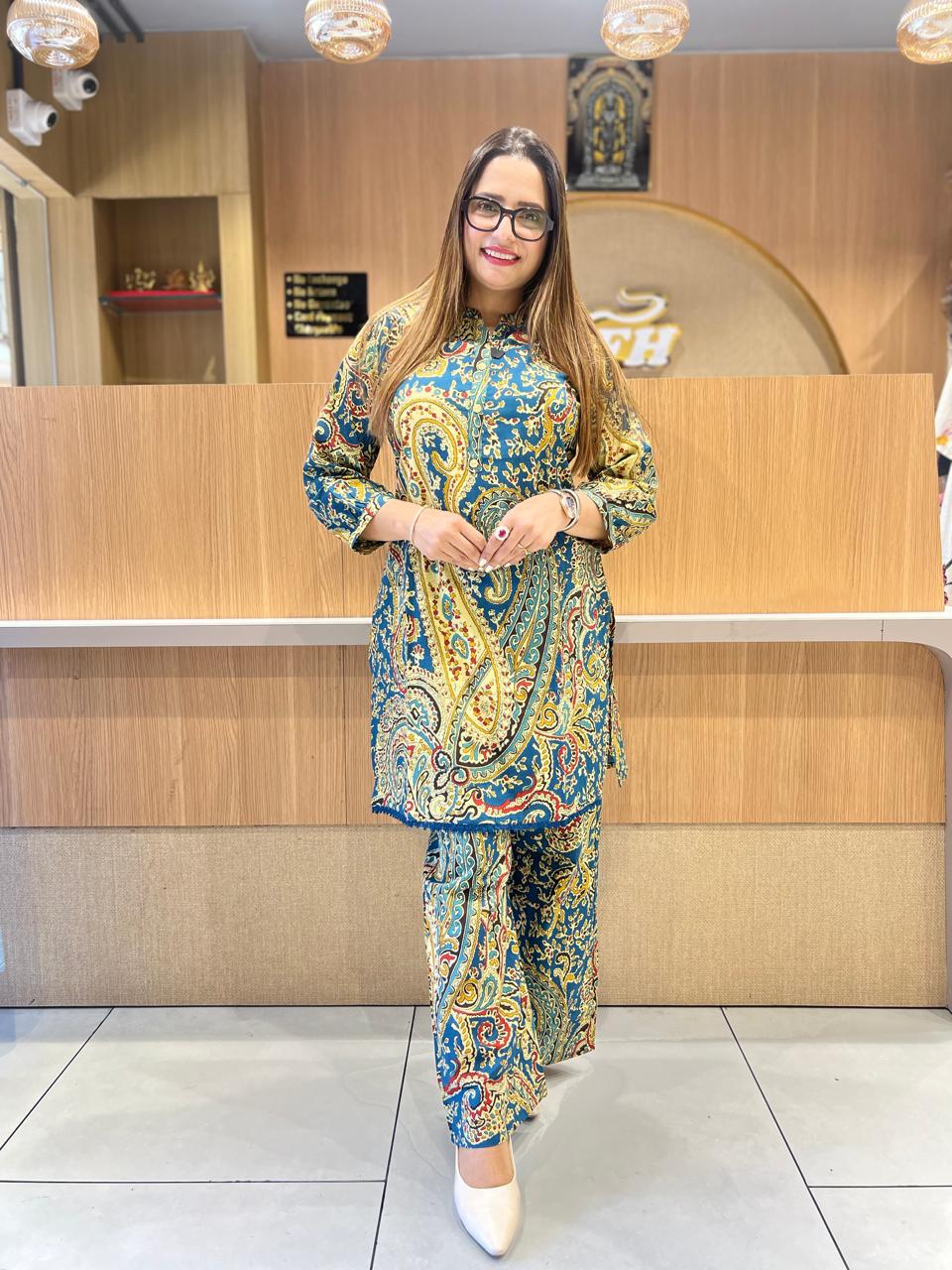Pure Cotton Blue 2pc Set