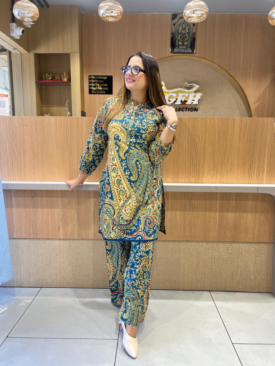 Pure Cotton Blue 2pc Set