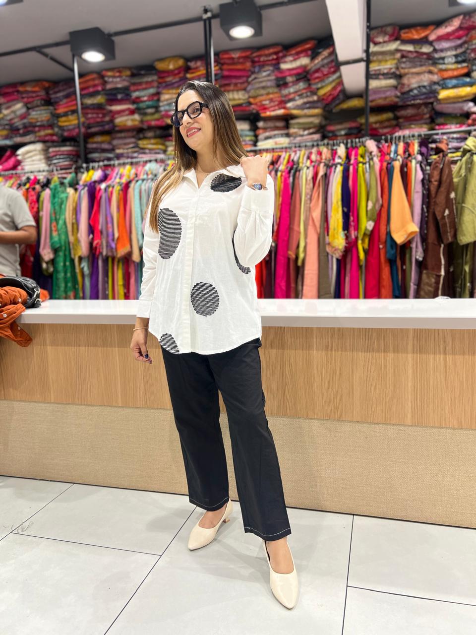 Pure Linen Cotton Pearl White 2pc Set