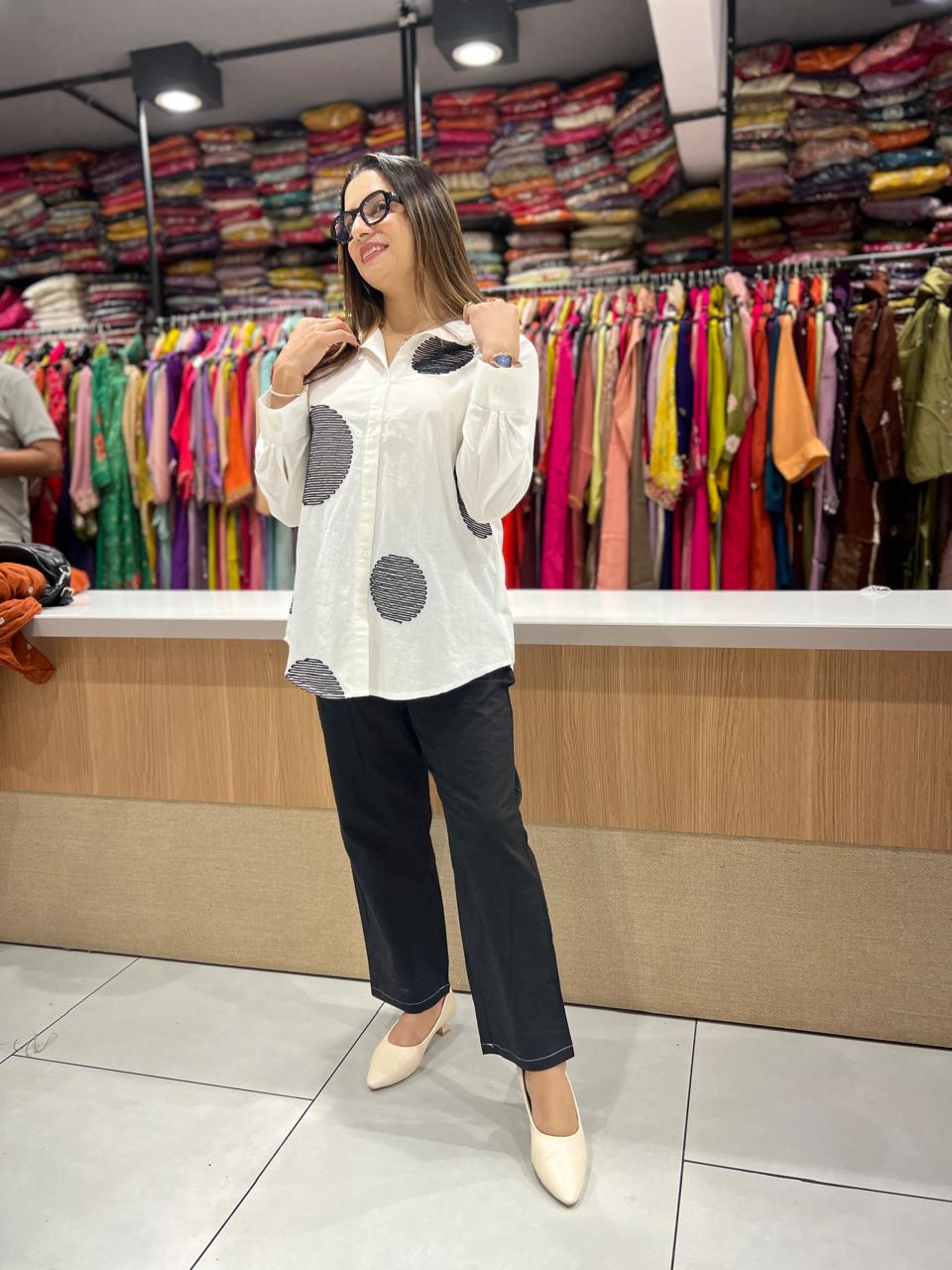 Pure Linen Cotton Pearl White 2pc Set